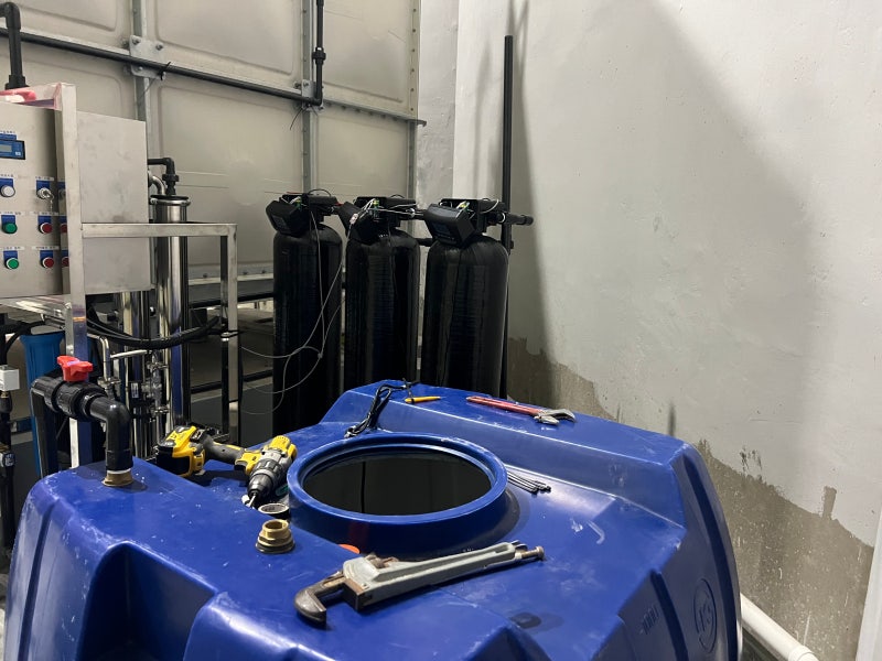 RO installation at the logistics center
